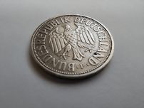 1 Marka niemiecka DEUTSCHE MARK 1956 lit. F