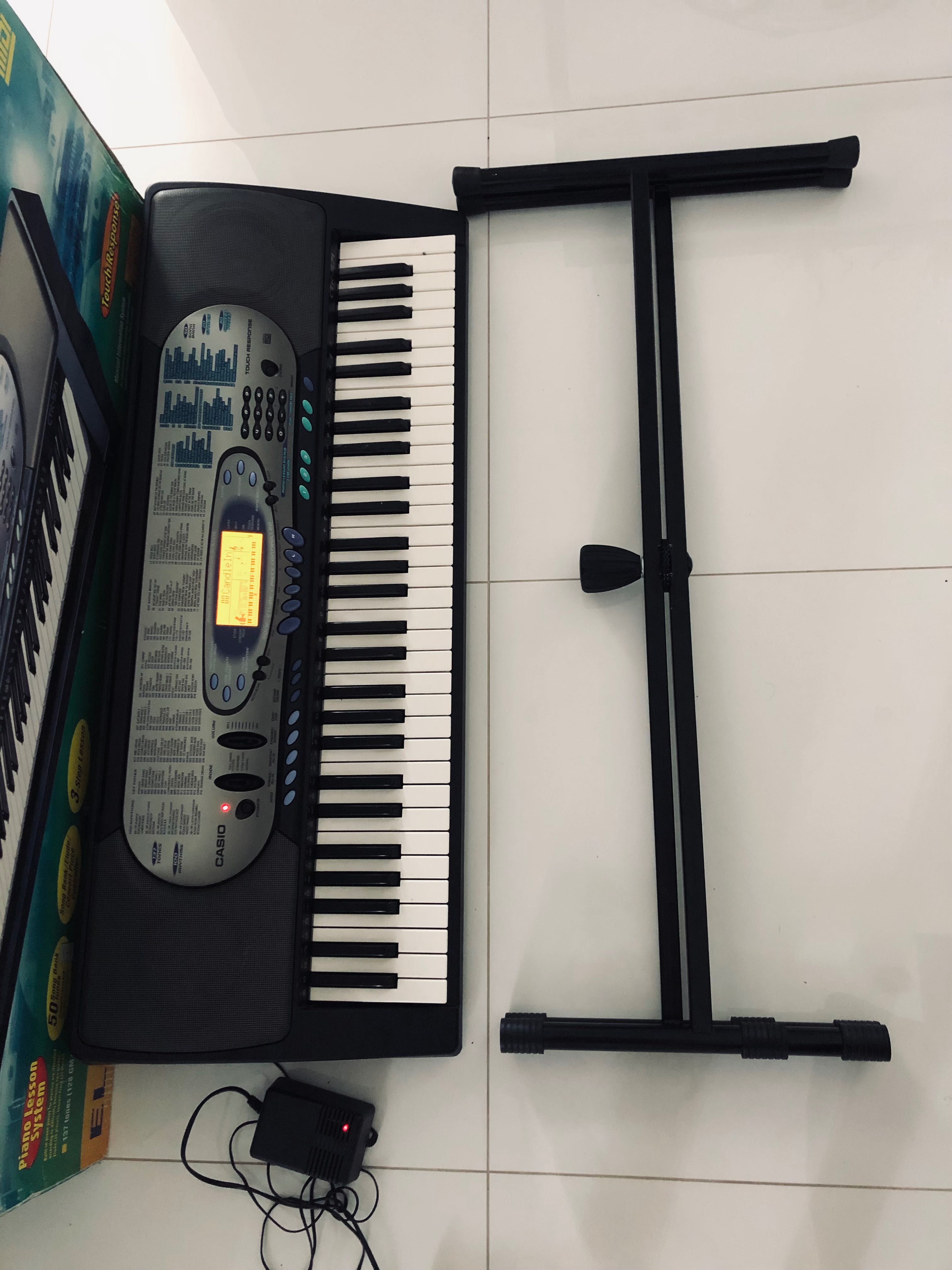 keyboard CASIO CTK-571 stojak statyw pulpit na nuty