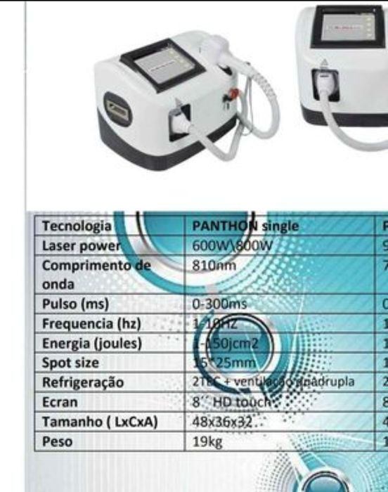 Máquina depilação a laser