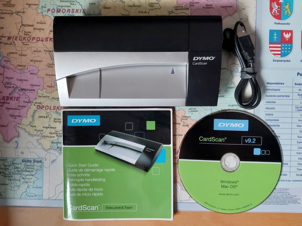 Dymo CardScan 800c skaner wizytówek