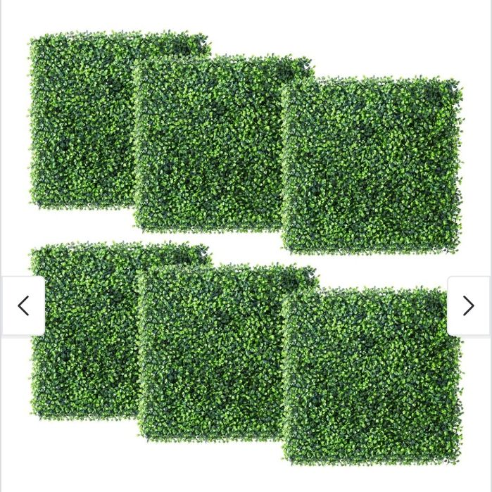 Yaheetech 6szt. 52'' x 5'' Panele z bukszpanu sztucznego Prywatność