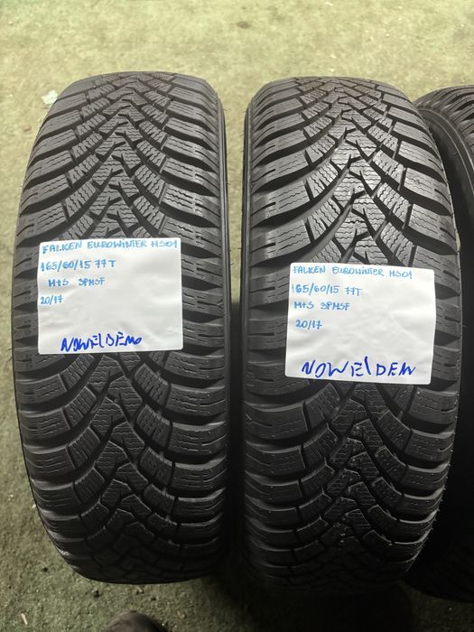 4x 165/60R15 77T FALKEN EUROWINTER HS01 opona zimowa DEMO M+S 3PMSF