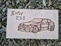 Ręcznie wypalane BMW E36
