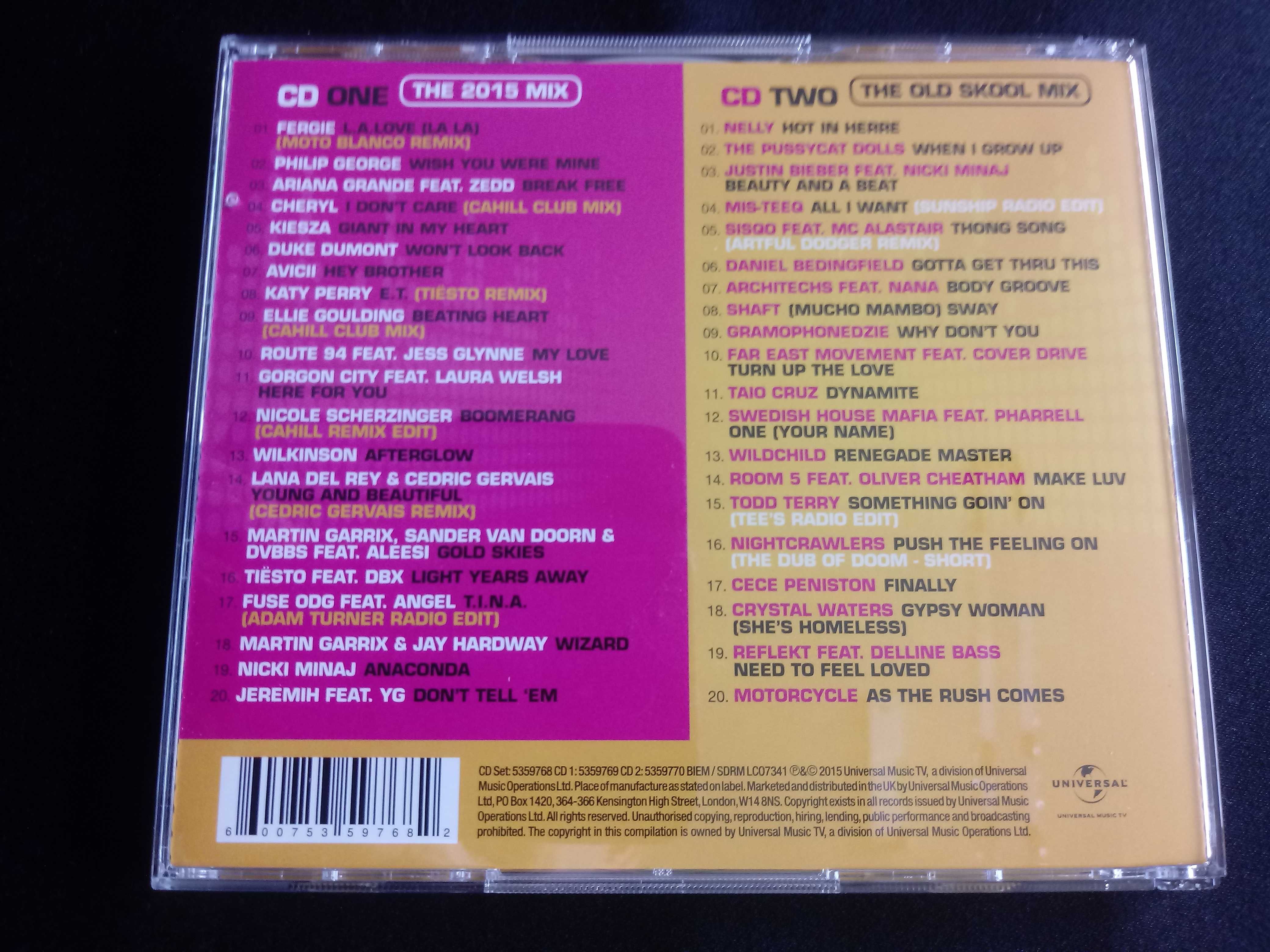 The Workout Mix - 2CD (AVICII, FERGIE, BIEBER, TIESTO, Nelly, Minaj)