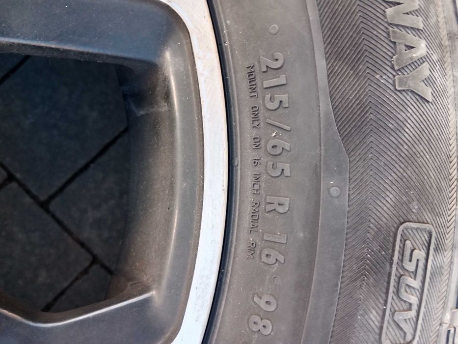 Opony zimowe z alu felgami