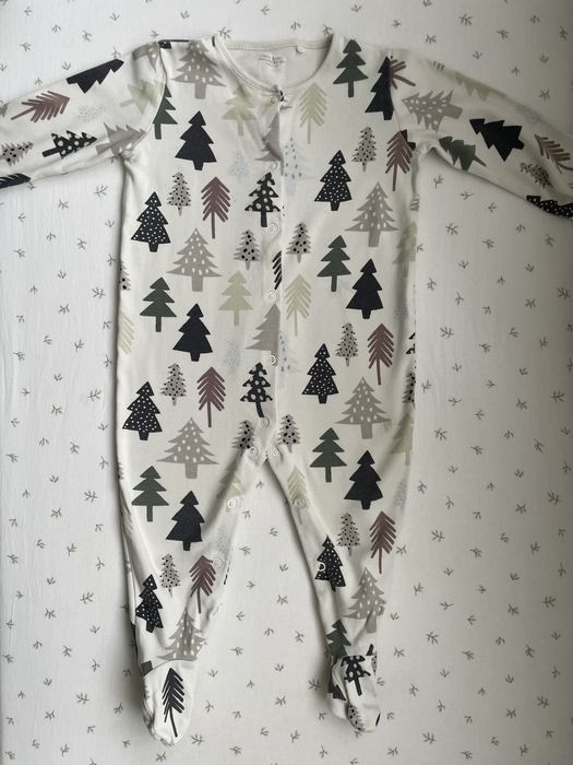 Next pajacyk 86 modne ubranka dla chłopca na zimę zimowy pajacyk body