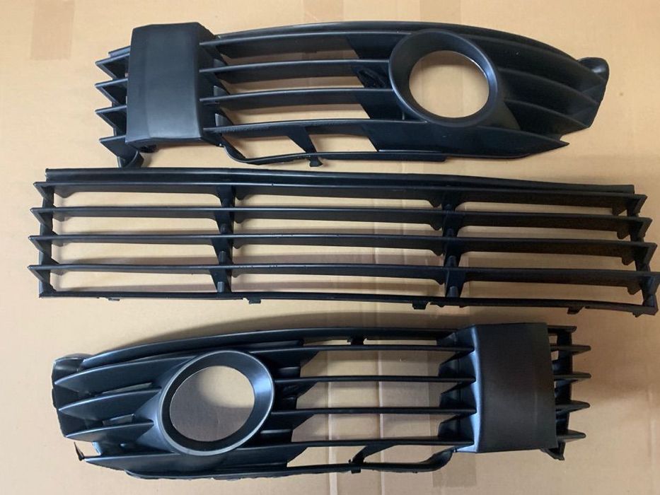 ZESTAW KRATEK ZDERZAKA ATRAPEK LEWA PRAWA ŚRODKOWA VOLKSWAGEN PASSAT B5 FL LIFT 00-05 NOWE