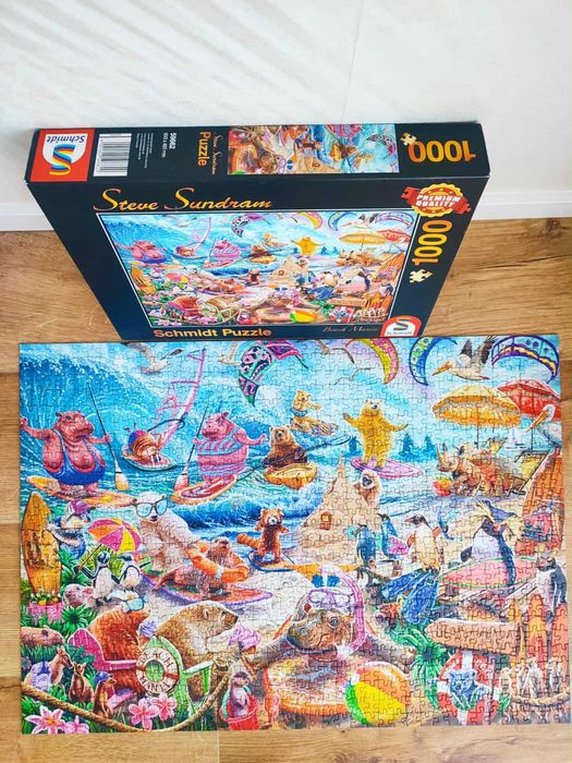 Puzzle Schmidt beach mania 1000 elementów kompletne