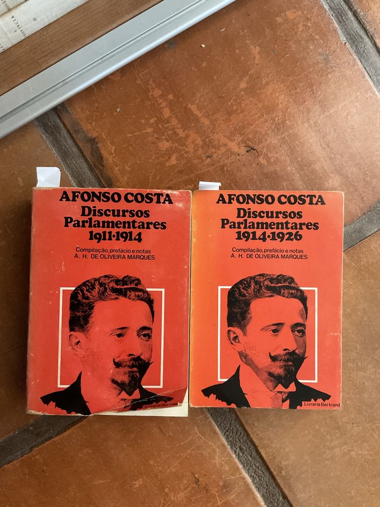 Livros discursos parlamentares afonso costa e A. H. Oliveira marques