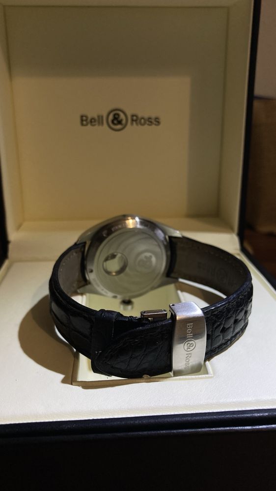 Bell & Ross BR Vintage 123 white dial • 38mm