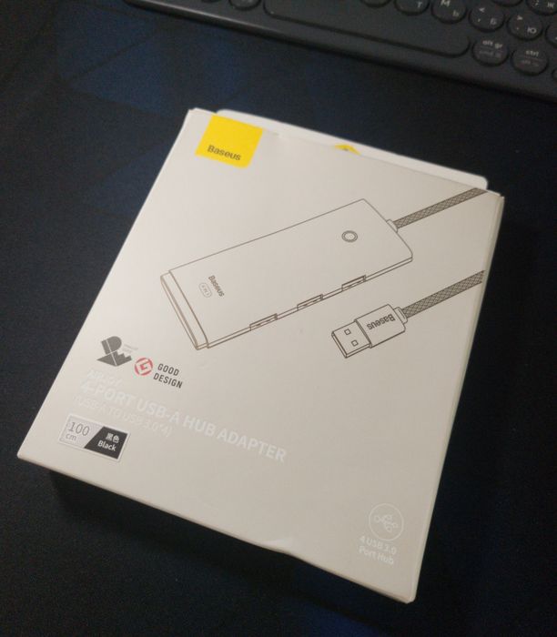 Usb hub 1 метр  baseus хаб юсб usb-a 3.0 4+1
