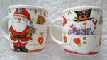 Canecas com motivos de Natal