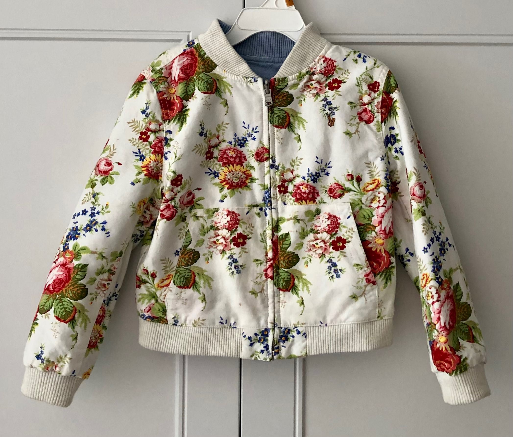 Polo Ralph Lauren Бомбер куртка двухсторонняя для девочки на 5 лет