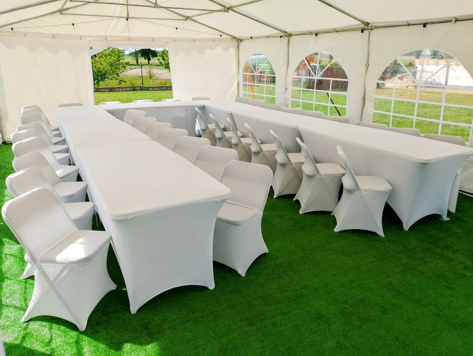 Wynajem Namioty Cateringowe Eventowe z wyposażeniem / Stoły / Krzesła