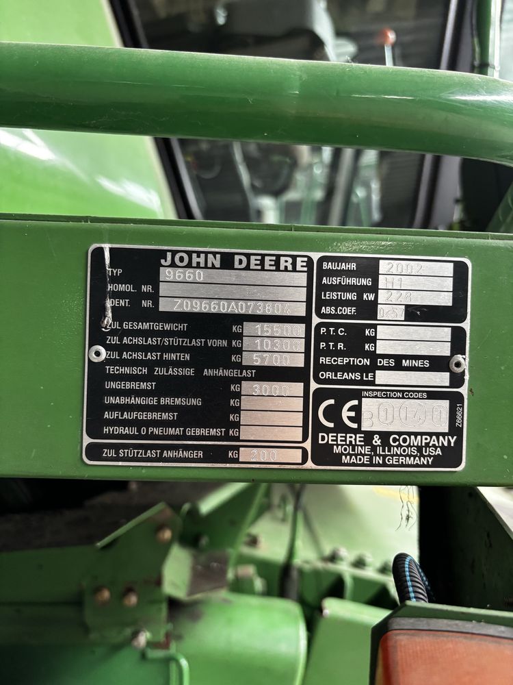 John deere 9660 Wts