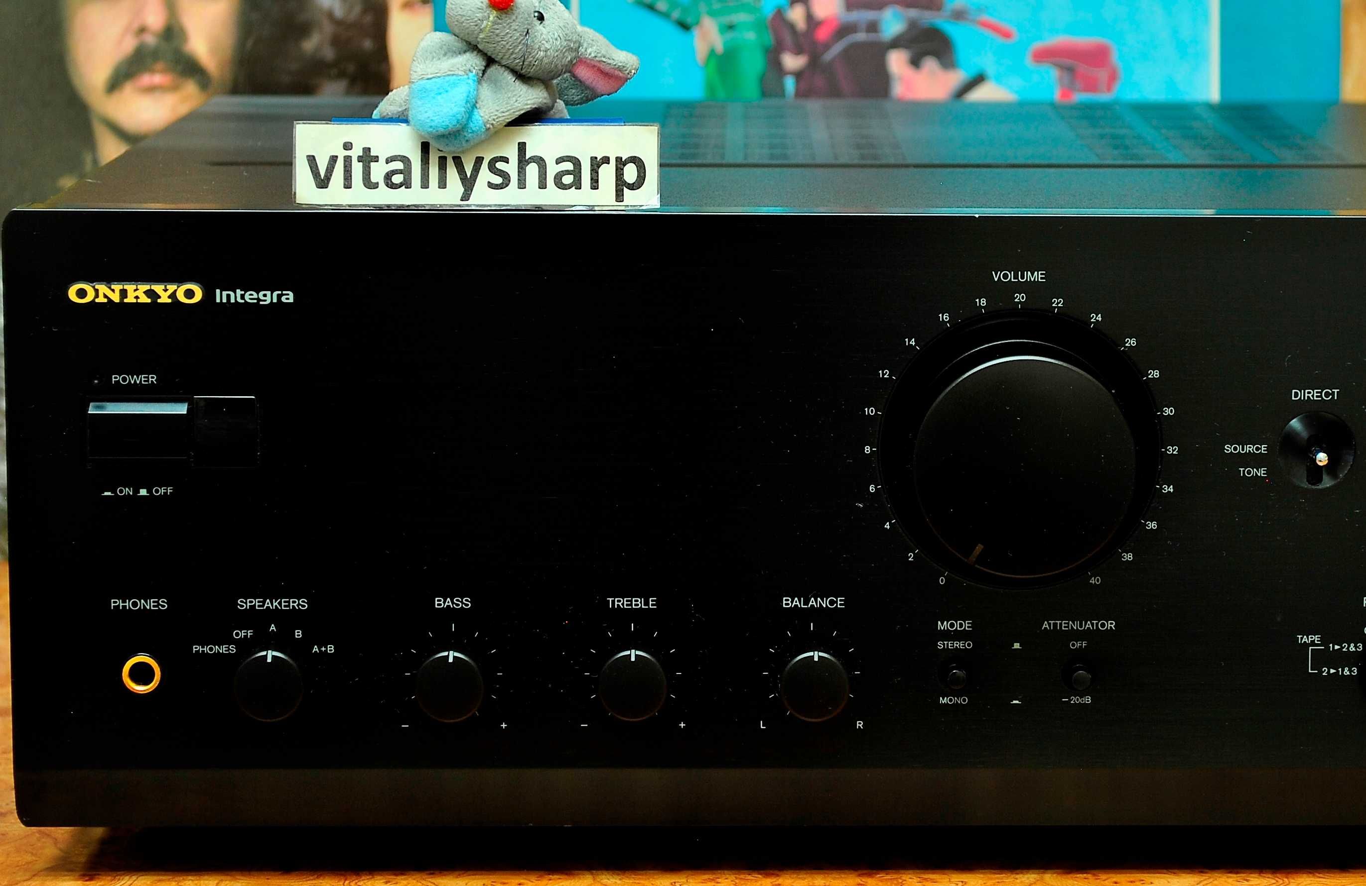 HI-END ONKYO A-9711 () 15кг от 80/140вт, идеальный! Суперзвук!