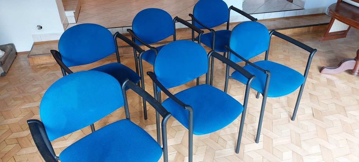 Sprzedam krzesła biurowe konferencyjne 6 sztuk