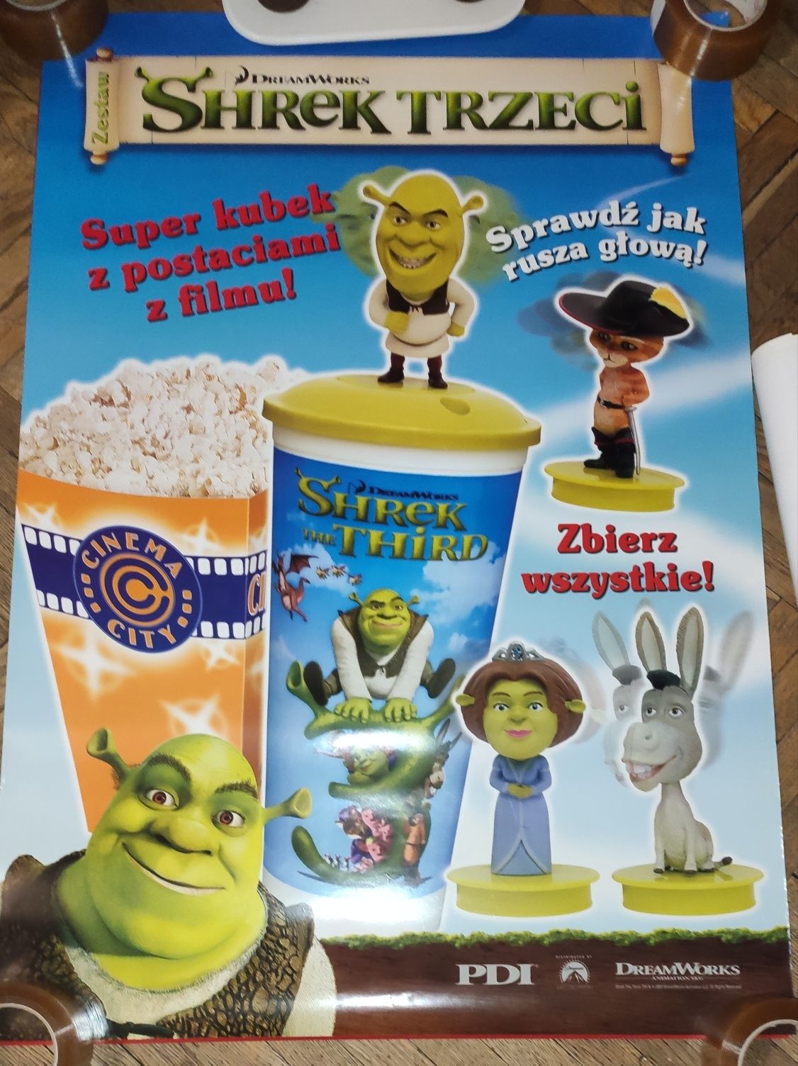 Shrek trzeci plakat filmowy oryginalny