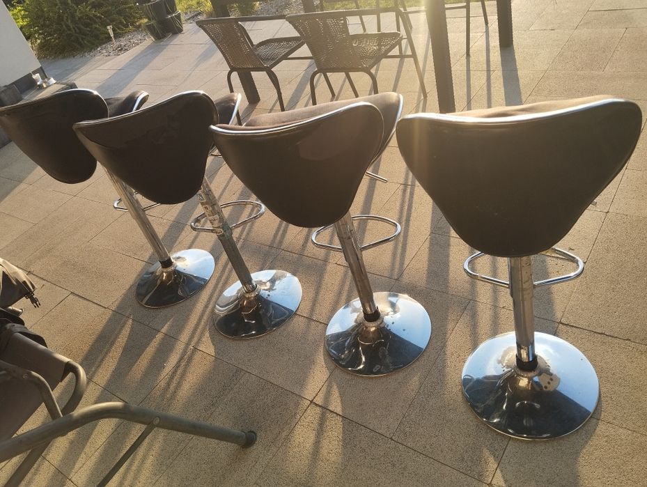 Krzesła hokery 4szt 80zł kpl