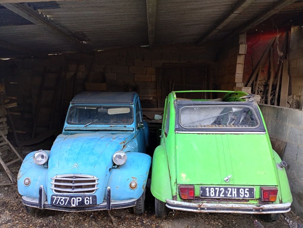 Citroen 2 cv x 3