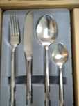 Faqueiro de 6 talheres (colher, faca, garfos, colher chá) em INOX NOVO