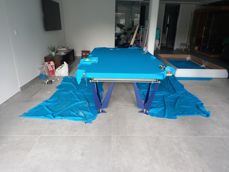 Manutenção de mesas de bilhar/snooker