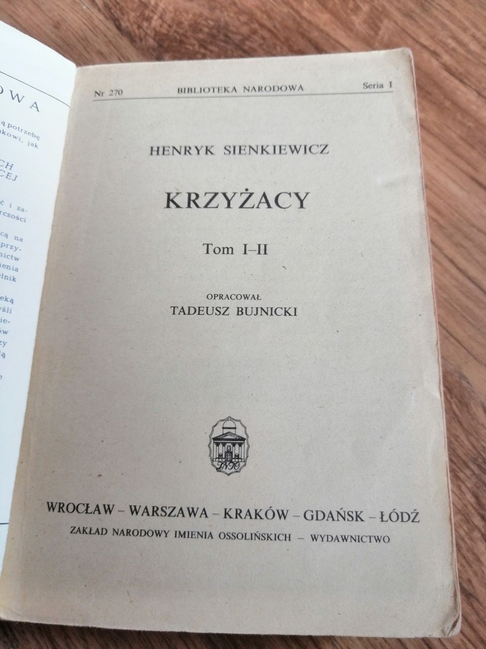 Henryk Sienkiewicz Krzyżacy