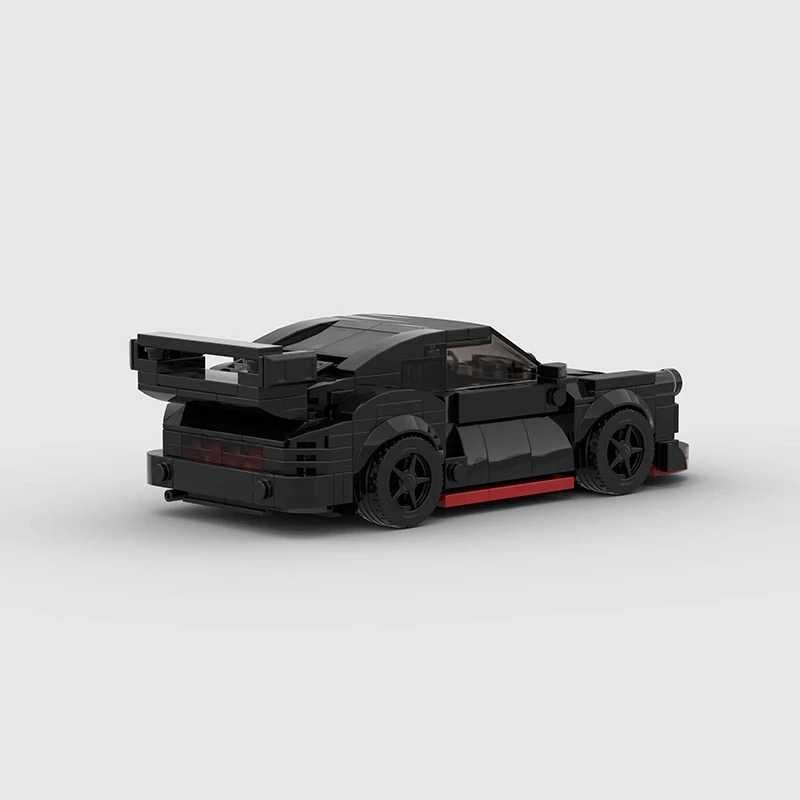 ZABAWKA Samochód z klocków-Porsche 911 RWB Black