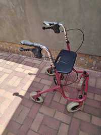 Ходунки на колёсах, роллатор, ролер для инвалида.