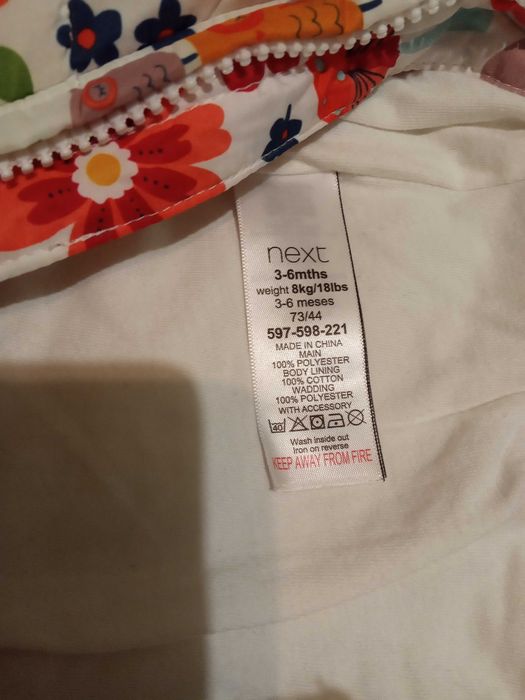 Комбинезоны Next 3-6 мес и 12-18 мес