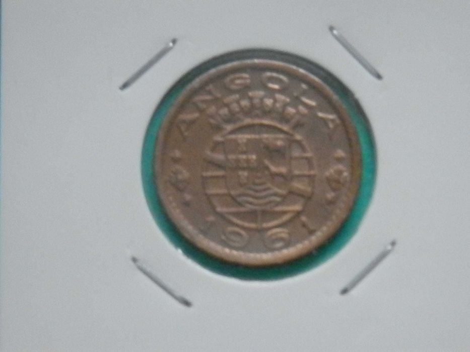 1263 - Angola: 50 centavos 1961 bronze, por 1,00