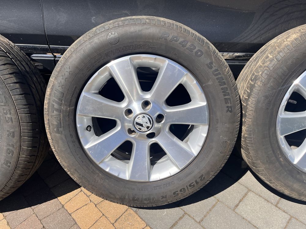 VW TIGUAN 5x112 16” letni komplet kół