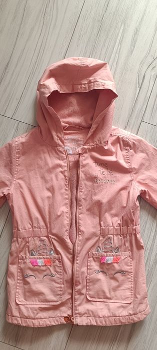 Kurtka parka dziewczęca rozm. 140, 134