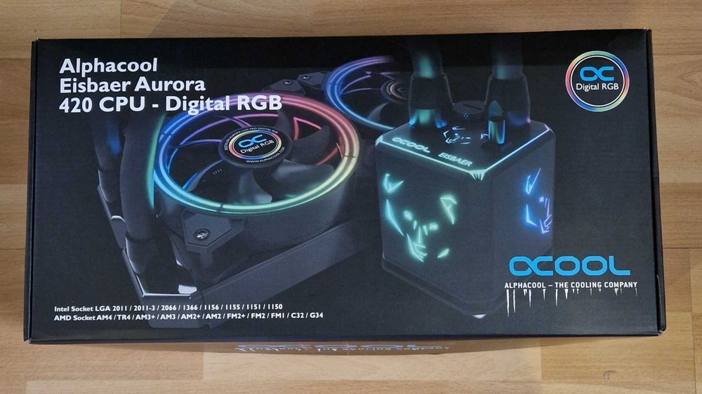 AIO Alphacool Eisbaer Aurora 420 RGB