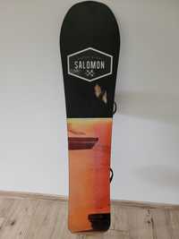 Deska snowboard Salomon 154 super eight z wiązaniami