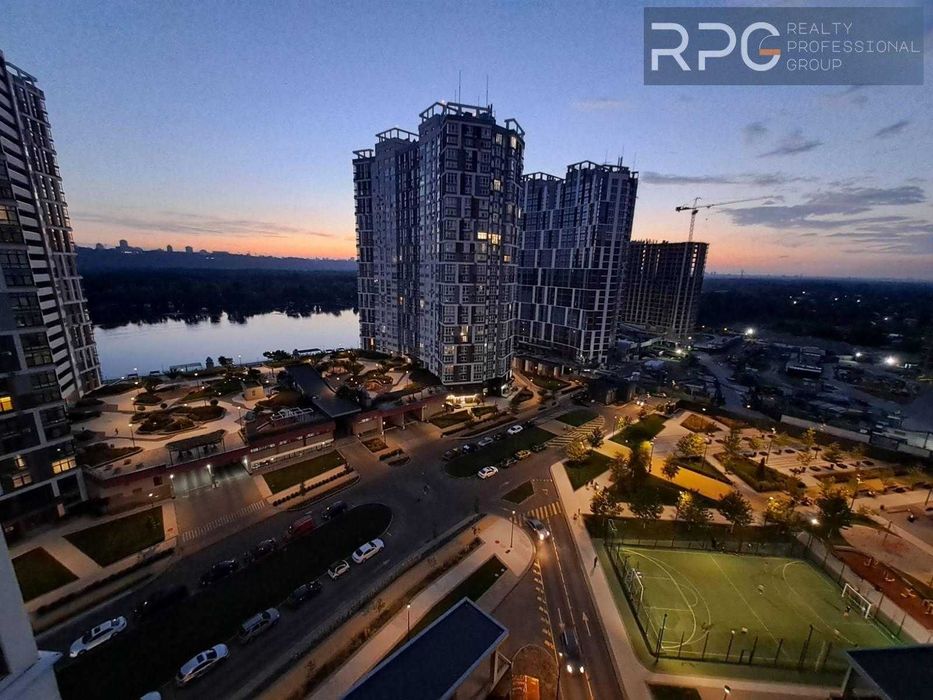 ЖК Русанівська гавань Видова на Дніпро 3к квартира 105 кв.м