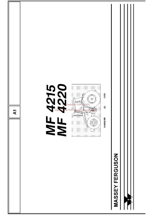 katalog części Massey Ferguson 4215,-4220 [ENG]