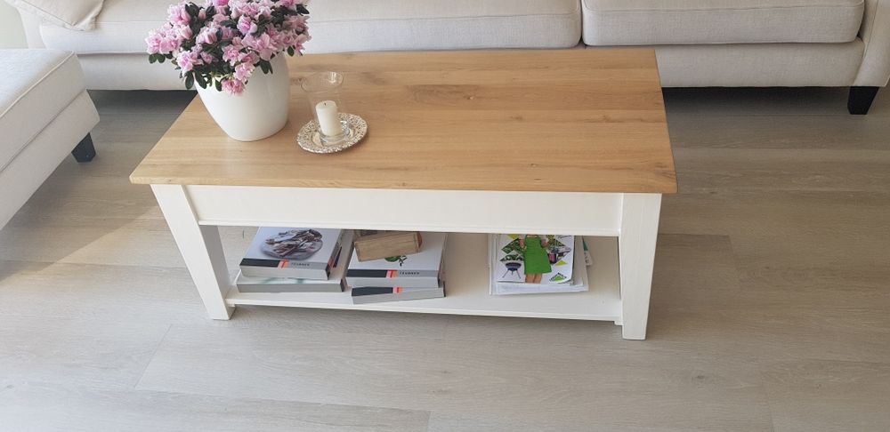 Stolik  glamour kawowy drewno 120x60