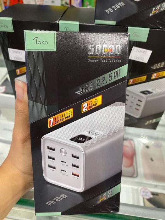 Повербанк 50 000 mAh Joko J13 з функцією швидкого заряджання та індика