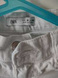 Jeansy białe Zara 140