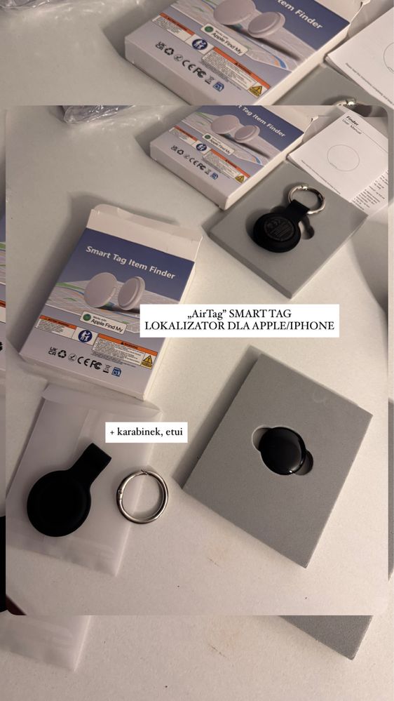 Smart Tag Air Tag 1 sztuka lokalizator do obiektow