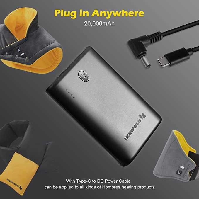 Powerbank Hompres 65W 20000 mAh PD, QC3.0