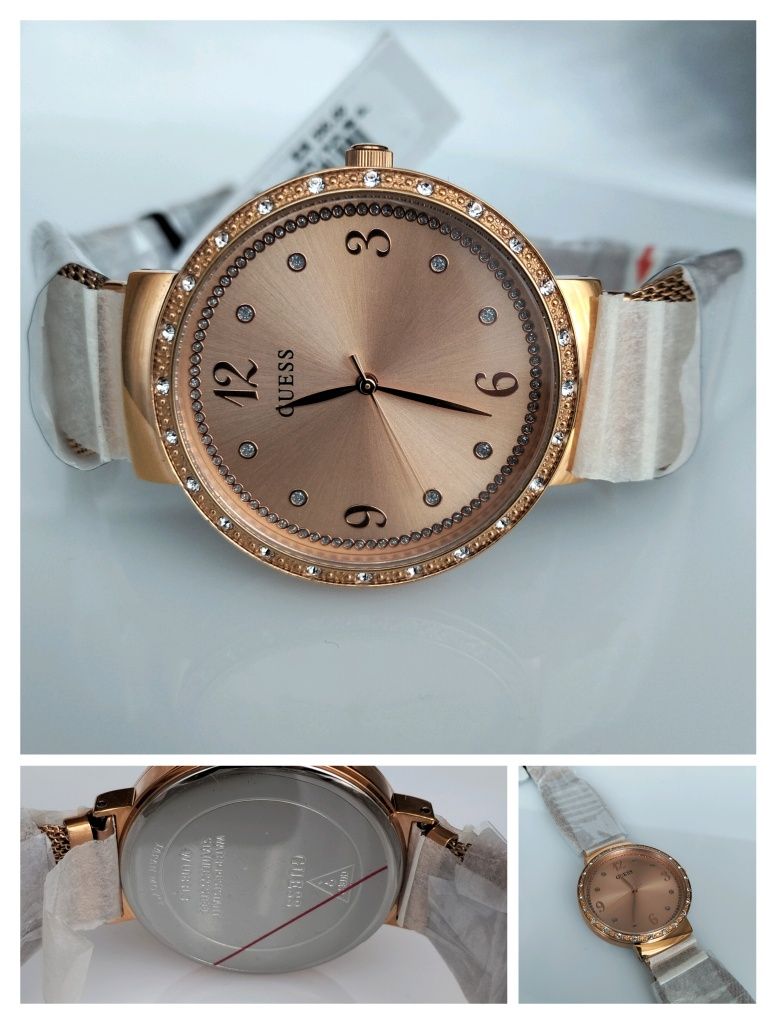 Жіночий годинник Guess, срібло, позолота