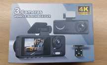 Kamera samochodowa 1080P przód/wewnątrz/tył REJESTRATOR JAZDY