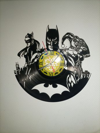 Настінний годинник Batman вінілова пластинка