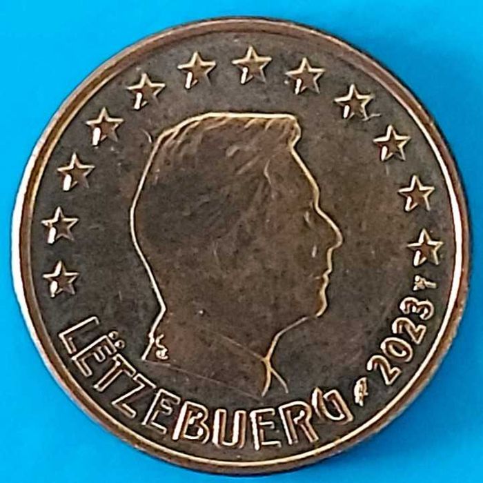 5 Cêntimos de 2023  do Luxemburgo. Henri