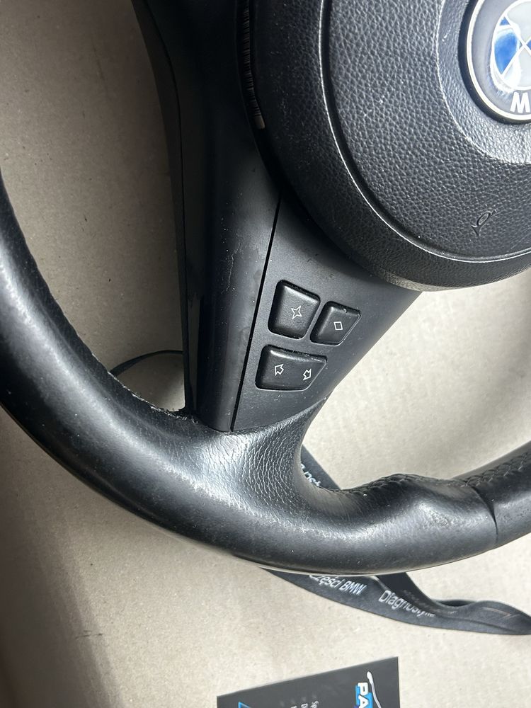 Kierownica Mpakiet e60 e61 airbag poduszka KLUCZYK przedlift prelci