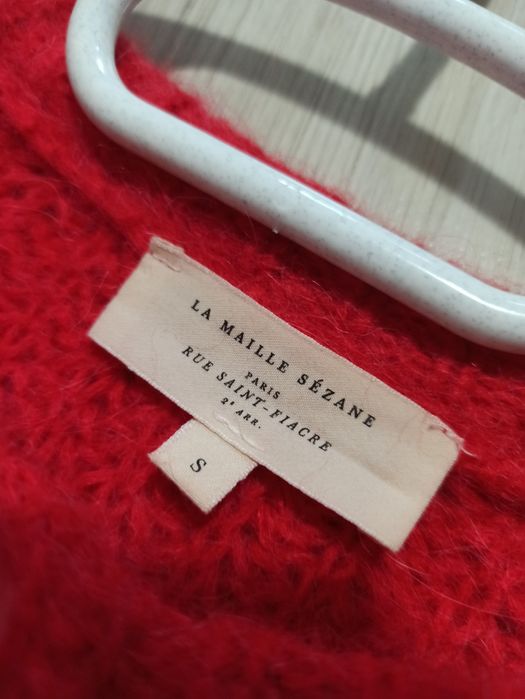 Sezane уютный кардиган оверсайз альпака шерсть