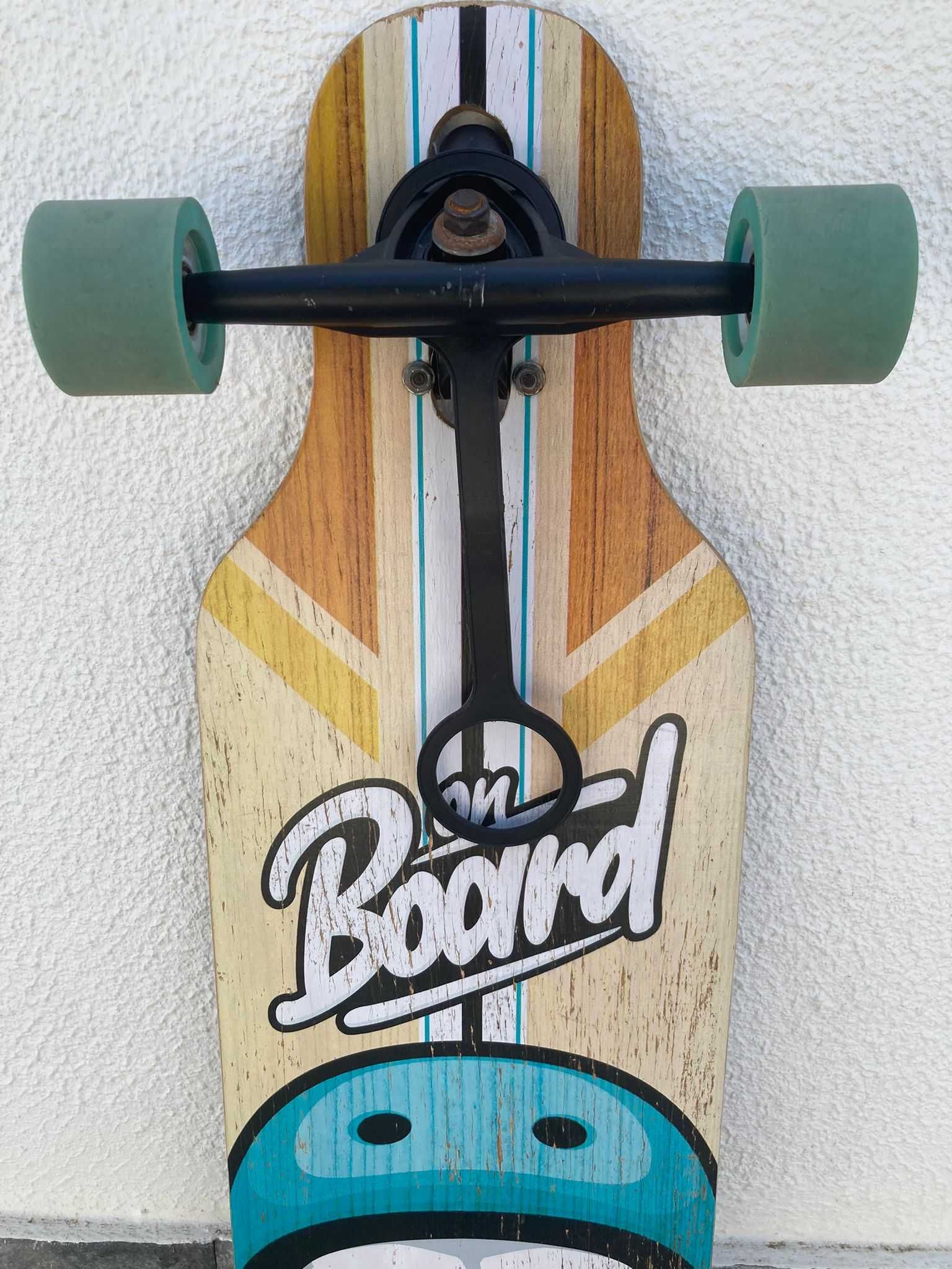 Skate Longboard Stamp Skids Control 41"