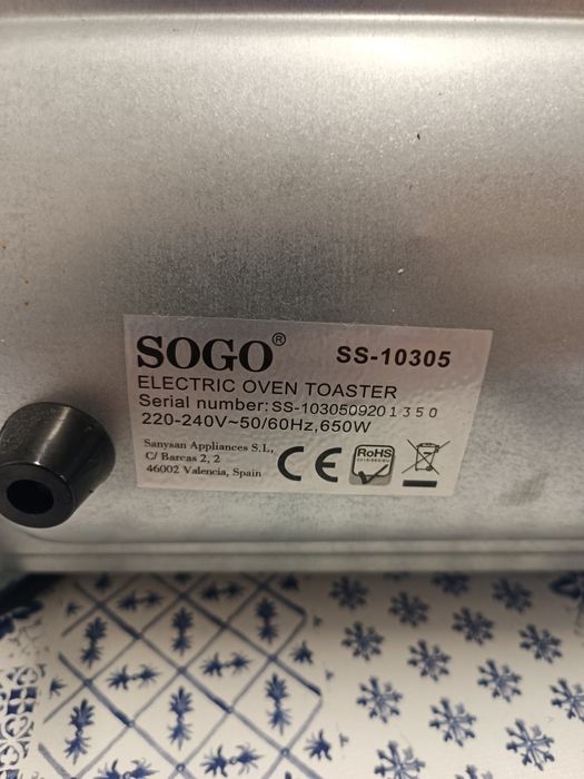Mini forno SOGO como novo